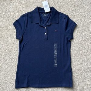 Tommy Hilfiger polo shirt, size L (12-14) - navy